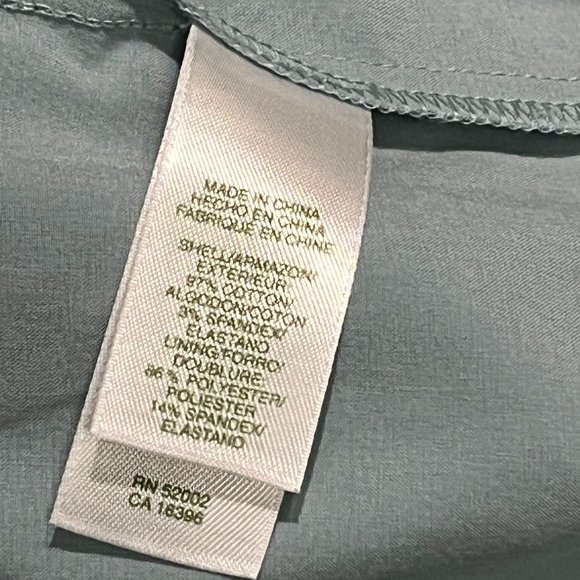 COPY - LIZGOLF Skort Size 14 Tropical Skirt with Shorts 2 Pockets 97% Cotton - Picture 9 of 14